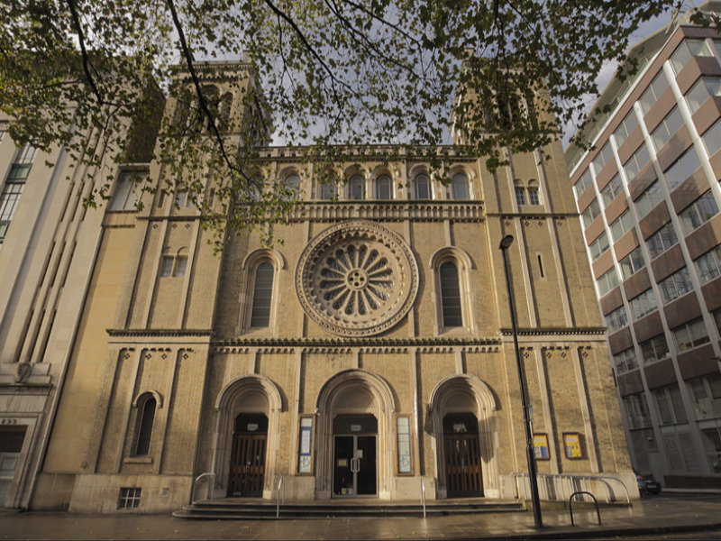 Bloomsbury Central Baptist Church, London.*Built in 1848